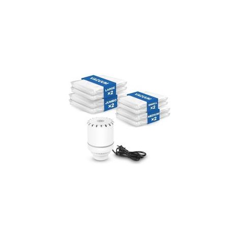 Sac Rangement Sous Vide Aspirateur, Ensemble De 8 (2 jumbo, 2L, 2M, 2S), Sac de Rangement Sous Vide Pour VêTements, Couettes, Voyagesdyk