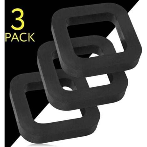 [JAMAIS UTILISÉ] Paquet de 3 silencieux de récepteur d'attelage de 2 pouces pour supports de boule réglables réduisant les cliquetis et le bruit, compatibles avec tout récepteur d'attelage de remorque (1/4)