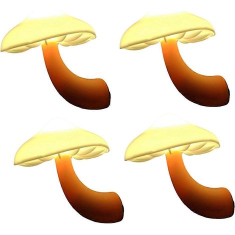 Lot de 4 veilleuses LED champignon à brancher (voir photo) (1/5)