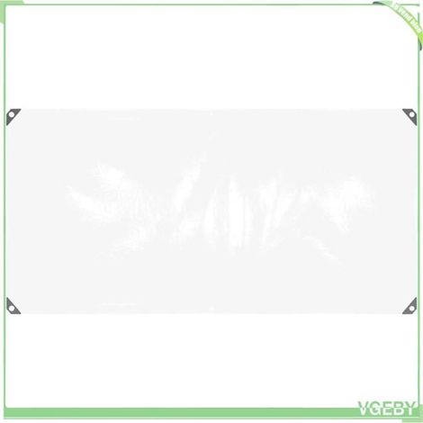 3429344 Bâche avec œillets Transparent 1 x 2 m Polyéthylène (1/5)