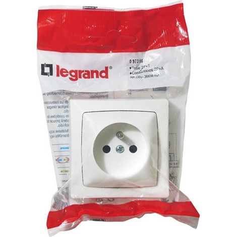 Asl Steckdose 2p+Schutzkontakt Aufputz 16a Weiß Aufputz - Legrand