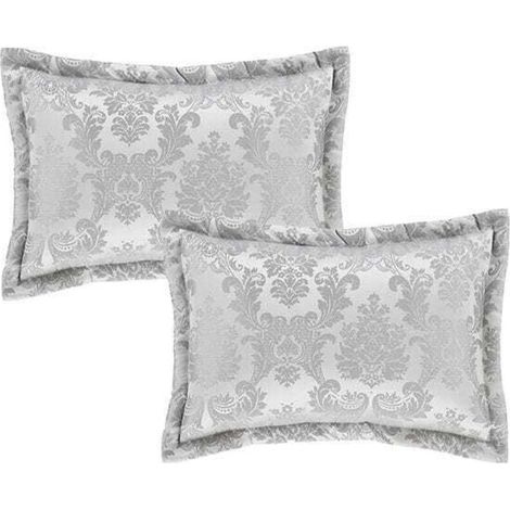 Filiyano – oreiller Catherine Lansfield Damas – Paire de taies d'oreiller Catherine Lansfield Damas Jacquard Jacquard Gris argenté (1/3)
