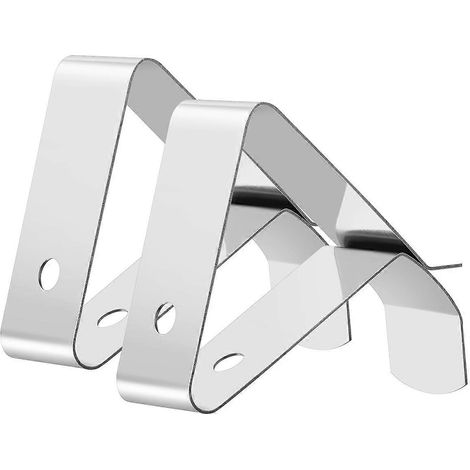 BESTONZON Lot de 2 supports de sonde pour thermomètre à viande, en acier inoxydable, pour la lecture de la température au fumoir, au barbecue ou au four.