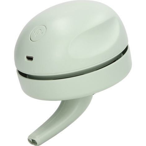 Aspirateur de bureau avec chargement USB, embout d'aspiration et brosse de nettoyage détachables, et mini aspirateur de bureau portable. (1/5)