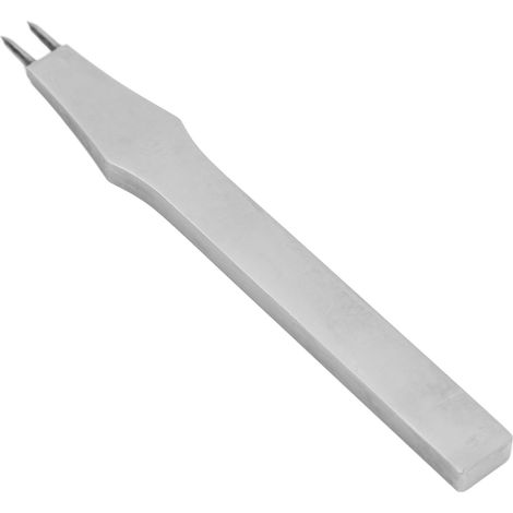 Poinçon rond en acier rapide 5mm 2 dents pour perforation cuir, couture et marquage (1/5)