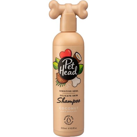 Pet Head Shampoo del Cane della Testa dell'animale Domestico, Shampoo sensibile dell'anima per i Cani con la Pelle sensibile, Cocco ipoallergenico (1/5)