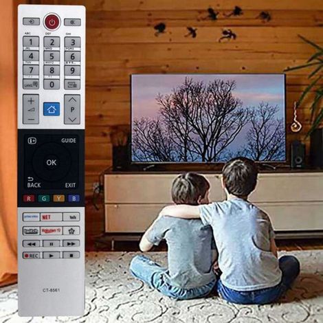 Télécommande de remplacement pour téléviseur LED intelligent, compatible avec les modèles correspondants, fonctionne sans configuration préalable (1/5)