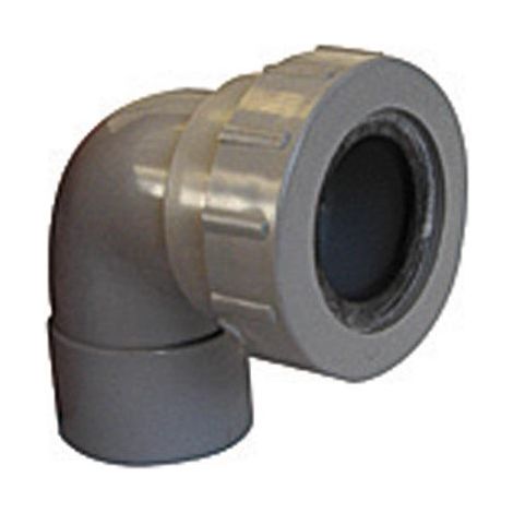 COUDE PVC 90° AVEC JOINT A LEVRE ET EMBOITEMENT FEMELLE (1/3)