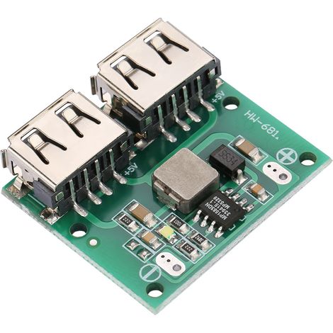 Module de chargeur abaisseur de tension CC-CC à double sortie USB 9 V/12 V/24 V vers 5 V 3 A (1/5)