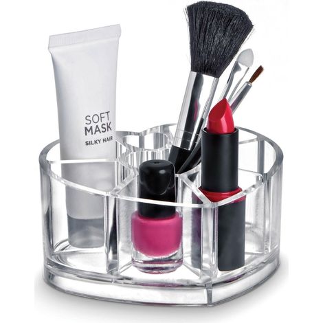 DOMOPAK - MAKE-UP ORGANIZER CUORE 11.5X9.3XH6CM