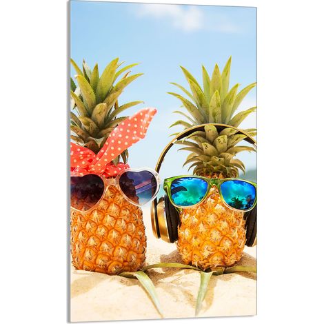 TAGLIERE IN VETRO 30x52 Ananas (1/5)