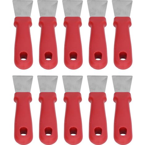 10-teiliges Spachtelset aus robustem, langlebigem Edelstahl mit ergonomischem Design, rutschfestem Griff und vielseitigen Anwendungsmöglichkeiten. (1/5)