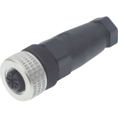 Hirschmann 933 169-100-1 Sensor-/Aktor-Steckverbinder, unkonfektioniert M12 Buchse, gerade  Polzahl