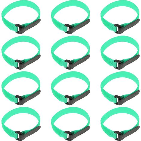 25pcs Sangles de Fixation Auto-agrippantes pour Tapis de Yoga et Modèles, Résistantes à l'usure, en Mélange de Matériaux, pour Ateliers et Rangement (1/5)