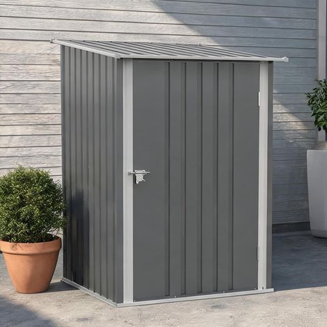 Coffre de rangement extérieur 100 x 103 x 160 cm en acier (1/5)
