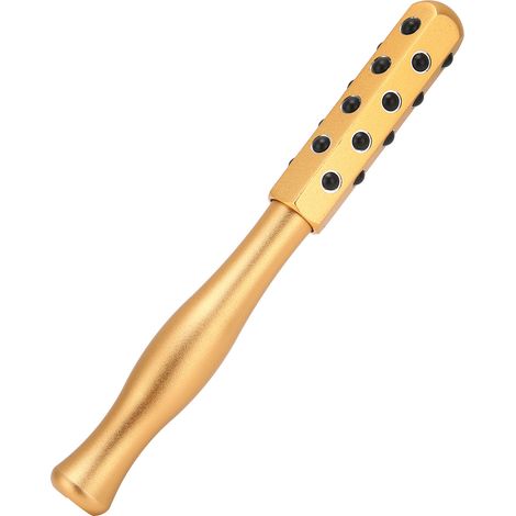 Bâton de Massage Visage en Germanium, Rouleau de Beauté Anti-Âge Liftant Fermeté Peau, Outil de Modelage Facial Doré, Élimine Gonflements, Tonifie et Raffermit, Accessoire de Spa à Domicile (1/5)