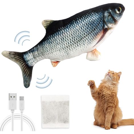 Jouet pour chat LX-1pcs Poisson sauteur - Carpe électrique - Produit standard (1/5)
