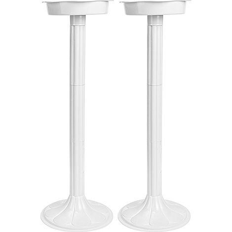 2 Stück Dekorative Römische Säule aus Kunststoff Wetterfeste