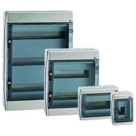 Legrand Modell Modulair Modulares Gehäuse hellgrau 200x200 mm