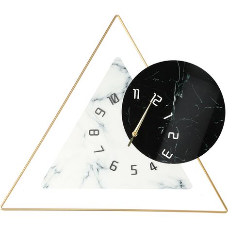 Horloge murale design moderne minimaliste, style nordique luxe, décoration artistique créative pour salon, maison (JT2090-52, sans piles, hors-gabarit) (1/5)
