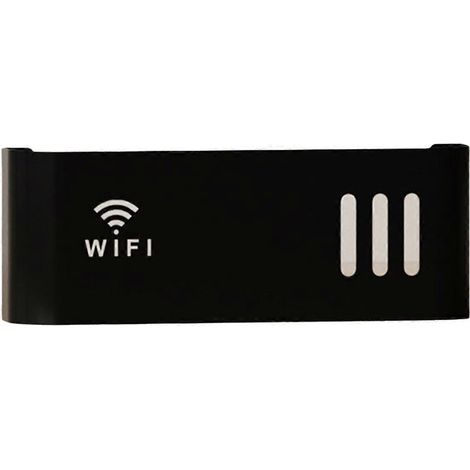 Étagère murale pour routeur Wi-Fi dans le salon A (1/5)