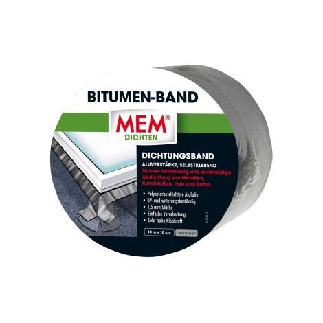 MEM 500484 Bande bitume plomb 10 cm x 10 m