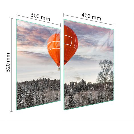 PLACA PROTECTORA DE VIDRIO PARA ESTUFA 70x52 GLOBO (1/5)