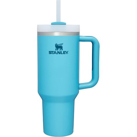Stanley Quencher H2.0 FlowState Goblet isotherme en acier inoxydable avec couvercle et paille pour eau, thé glacé, café, smoothie et autres boissons (1/4)