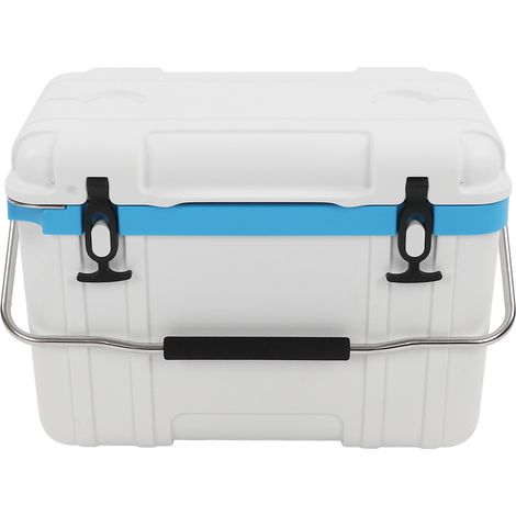 Glacière portable 26L pour camping extérieur, coffre à glace en plastique 26L, réfrigérateur chaud-froid pour fruits, bière, boissons et aliments (1/5)