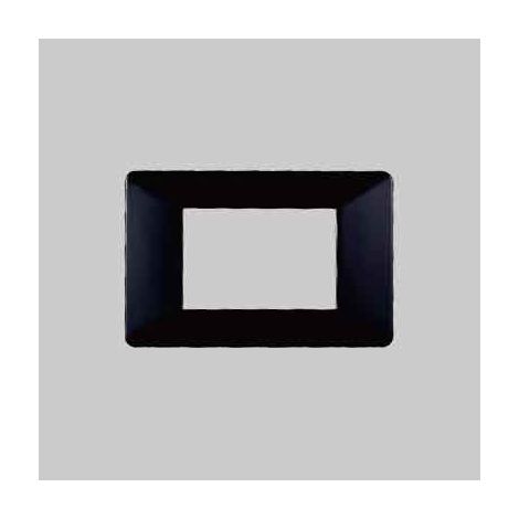 Placca coprinterruttori nera 'starlight' 7 moduli ELETTROIT