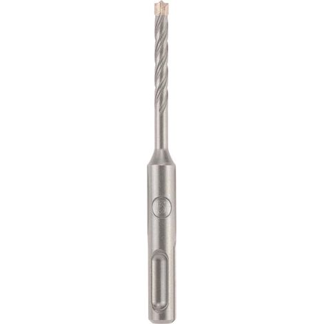 kwb HB4X SDS Plus Hammerbohrer, 110 mm, Ø 5 mm (Hartmetall-Platte, Vier Schneiden, Zentrierspitze, Vierfach-Plus-Spirale, Werkzeugstahl, SDS Plus) (1/2)