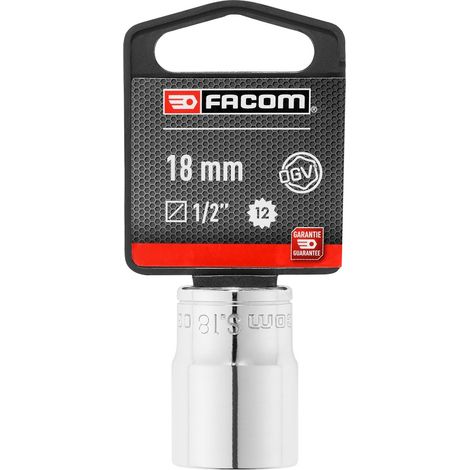 FACOM Steckschlüssel 1/2 12-Kant 18 mm, SB (1/3)