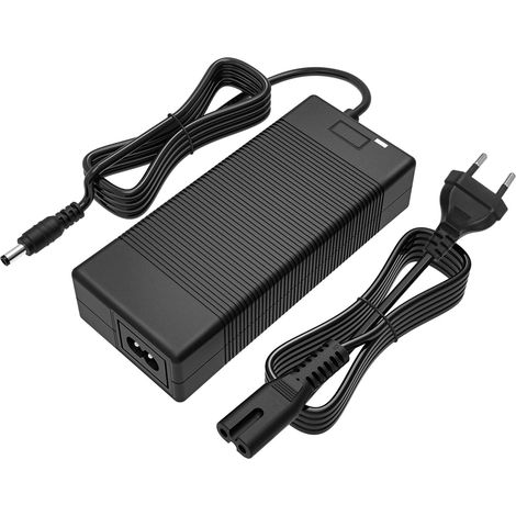 Chargeur de Batterie Li-ION 42V 2A, Compatible avec Batteries 36V, Connecteur 5,5 x 2,1 mm, Noir (1/5)