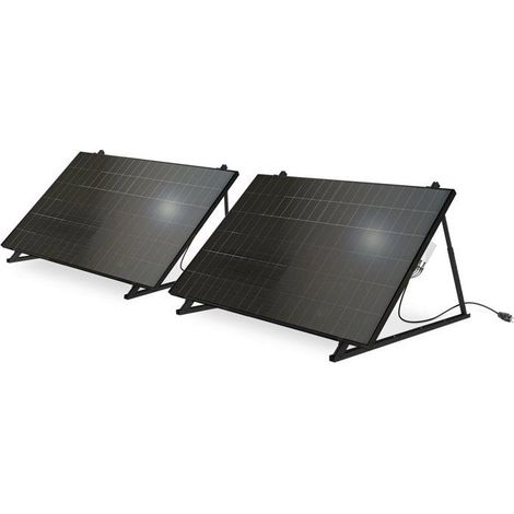 Kit solaire photovoltaique bifacial - MECAFER - 428210 - 2 panneaux - 1000 W
