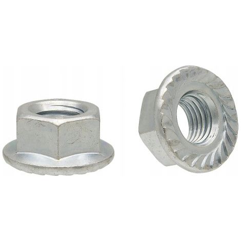 Écrous à embase M6 DIN 6923, lot de 100