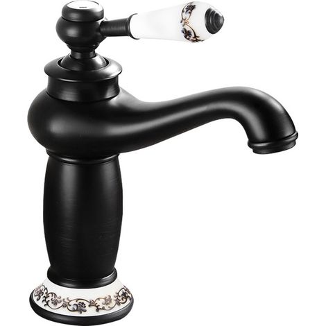 Mexen Draco grifo de lavabo, negro - 745400-70 (1/2)