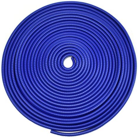 QORVA-10M Protection Portiere Voiture, Universel Protection Auto Bord Portière, Joint Protection Tole, Forme en U Acier Ressort à L'intérieur Pas Besoin de Coller - Bleu