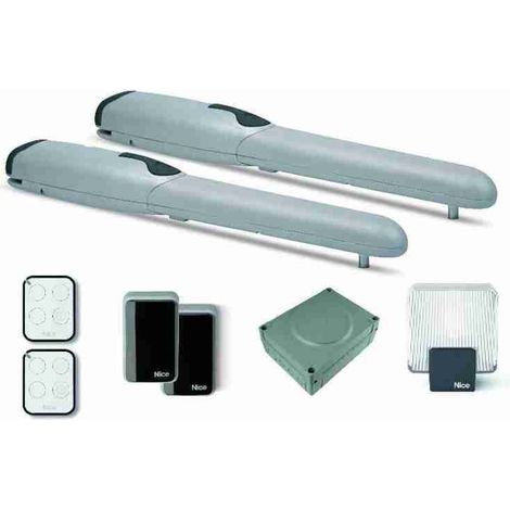 Nice WINGO4024BDKCE - Kit bidirektional für Flügeltore mit ante bis zu für 2 m, 24 Vdc, Montage außen