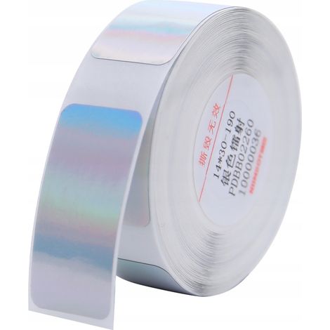 Etichette Niimbot per ologramma argento B18 (1/5)