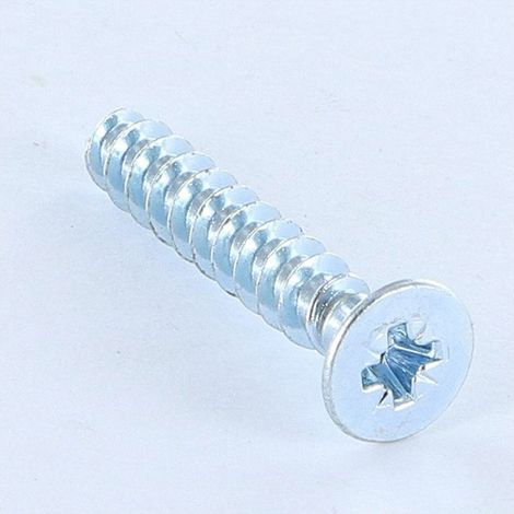 Vis PVC Tête fraisée TF Pozi 5X30 Filet 30 Degrès Acier zingué-1 pièce