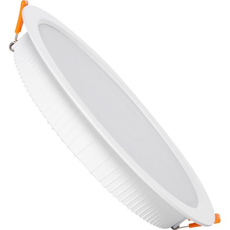 LED Downlight Einbaustrahler 30W Rund Chip OSRAM Aero 110 lm/W LIFUD Ausschnitt Ø 200 mm 2700K Warmweiß