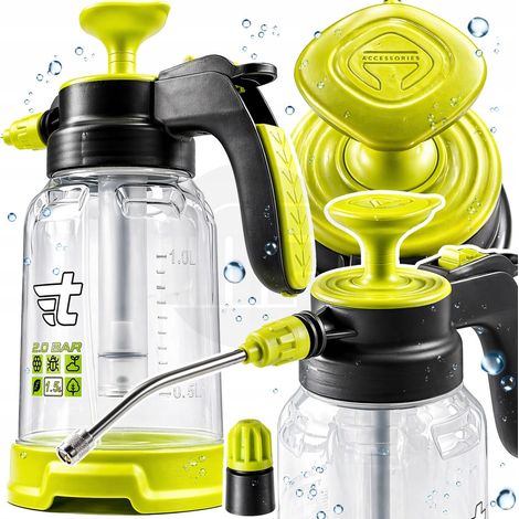 Pulvérisateur de jardin à pression portatif avec buse réglable 1,5 L (1/5)