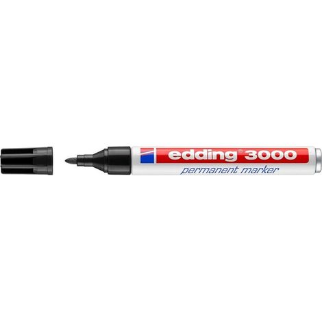 Edding 3000 marcatore permanente Tipo di punta Nero