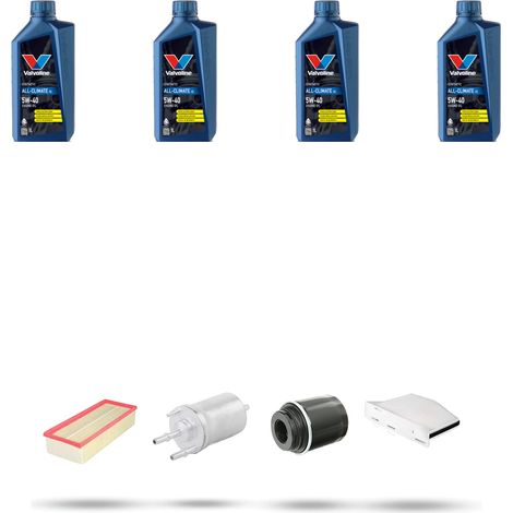 Kit tagliando 4 FILTRI e 4L OLIO compatibile con Vw New Beetle / Cabrio (5C) 1.4 TSI 118kw Dal 2011 (1/5)