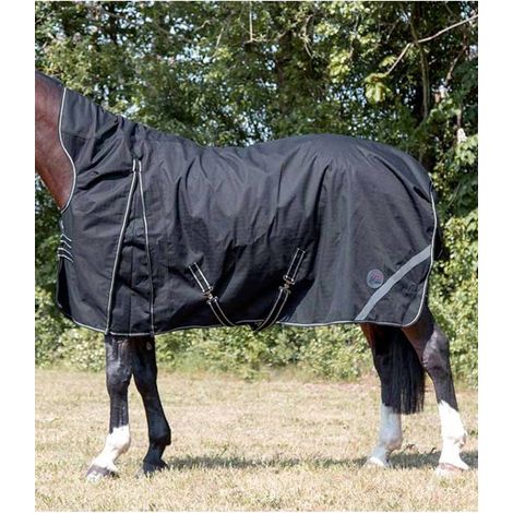 165 cm, Noir: Couverture imperméable pour paddock Innsbuck avec rembourrage intérieur de 200 g et tissu extérieur de 1200 deniers (1/5)