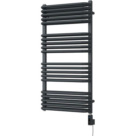 Crossmoor - Anthracite Electric Towel Rail H1000mm x W500mm 800w Thermostatic WIFI (1/2)