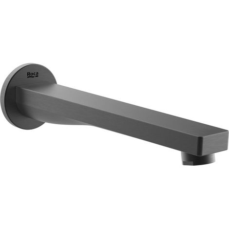 ROCA A5253089NM AQUA Square Caño de Pared para Bañera Negro Titanio Cepillado - ref: A5253089NM (1/2)