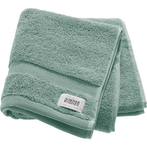 SCHÖNER WOHNEN Handtuch CUDDLY - 1 Stück 50x100 cm, Lindgrün