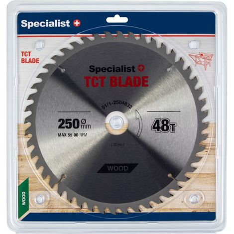 Lame de scie Specialist Wood 250x1 8x32 mm Z48
