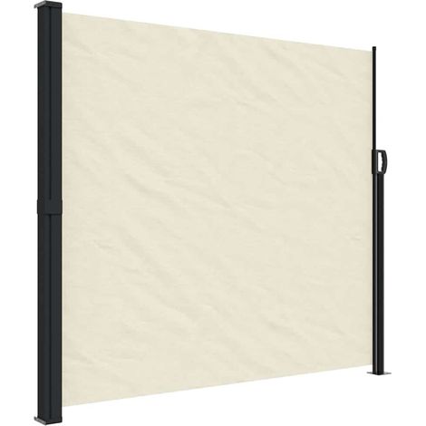 Toldo lateral retráctil crema 180x300 cm vidaXL